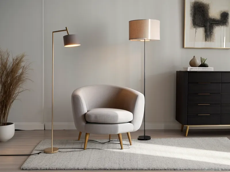 Stehlampe in einem Hamburger Wohnzimmer als Sinnbild für schnelle Milz-Autorität gegen langsame emotionale Welle bei einer gemeinsamen Entscheidung